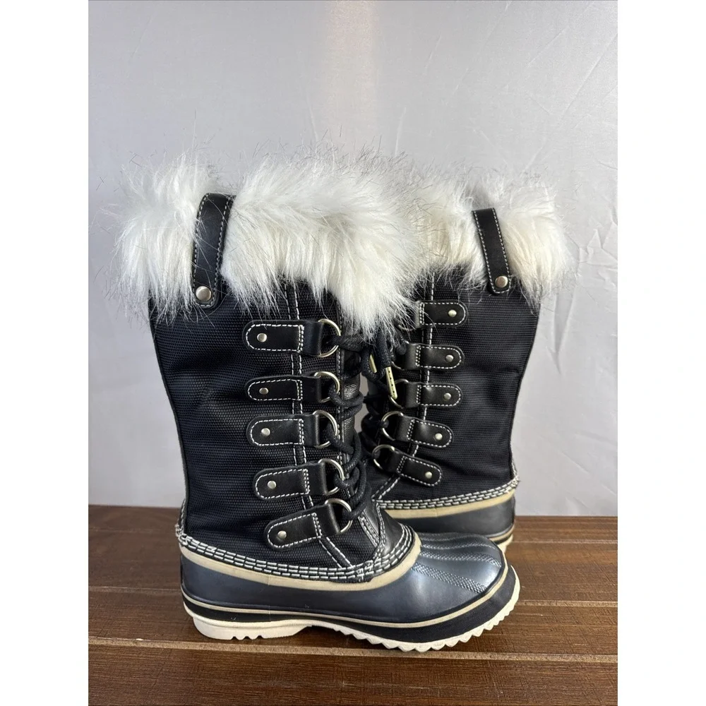 Sorel Joan of Arctic 10th Anniversary Boots Size 6 Waterproof Snow Winter Fur‎